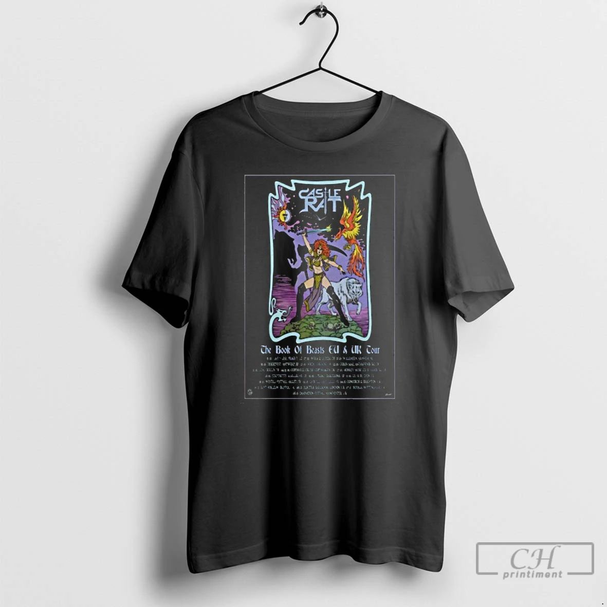 Classic Castle Rat The Book Of Beasts 2025 Eu Uk Tour T Shirts