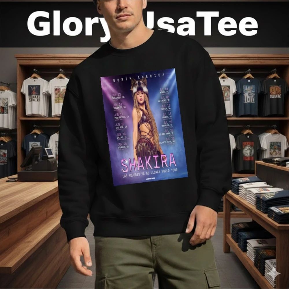 HAKIRAs Las Mujeres Ya No Lloran World Tour 2026 Poster Shirt