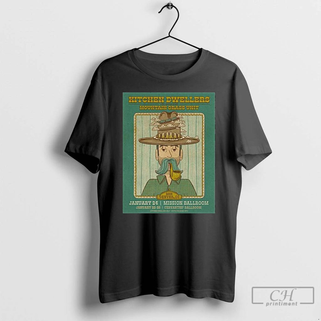 Classic Kitchen Dwellers Denver Colorado January 24 2025 Mission Ballroom Long Sleve T Shirts