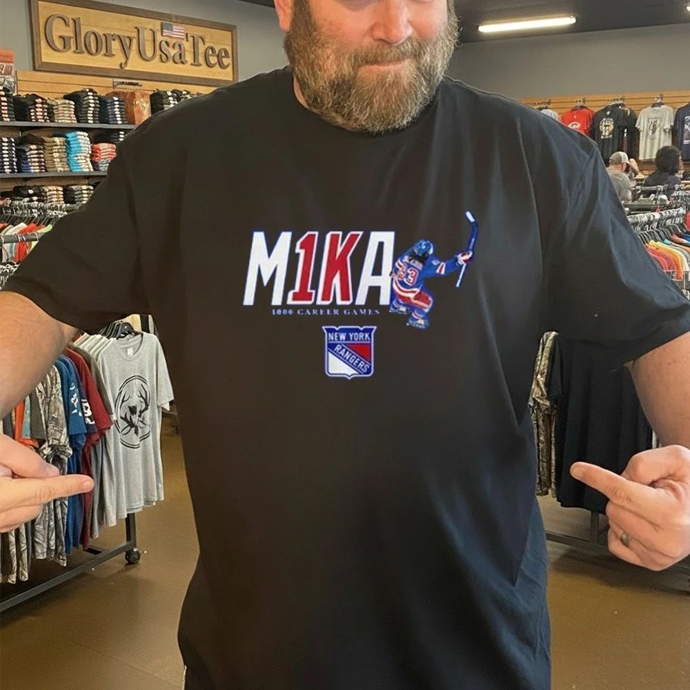 New York Rangers M1KA 1000 Career Games 2026 Shirt