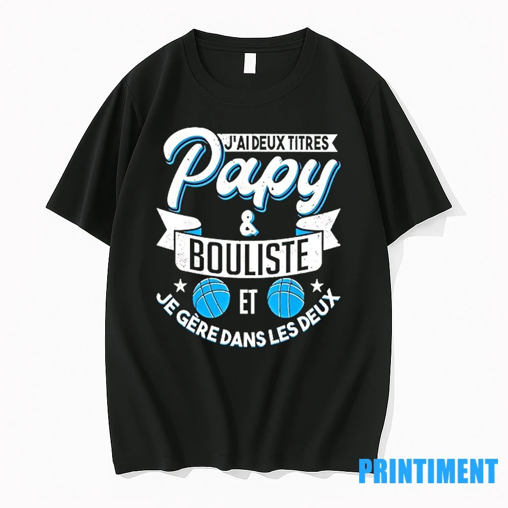 Jai Deux Titres Papy And Bouliste Et Je Gere Dans Les Deux Tshirts Sweater