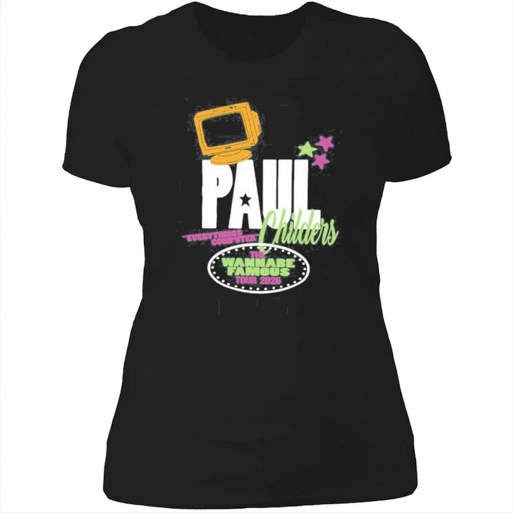 Paul Childers Tee The Wannabe Famous Tour 2026 Shirt