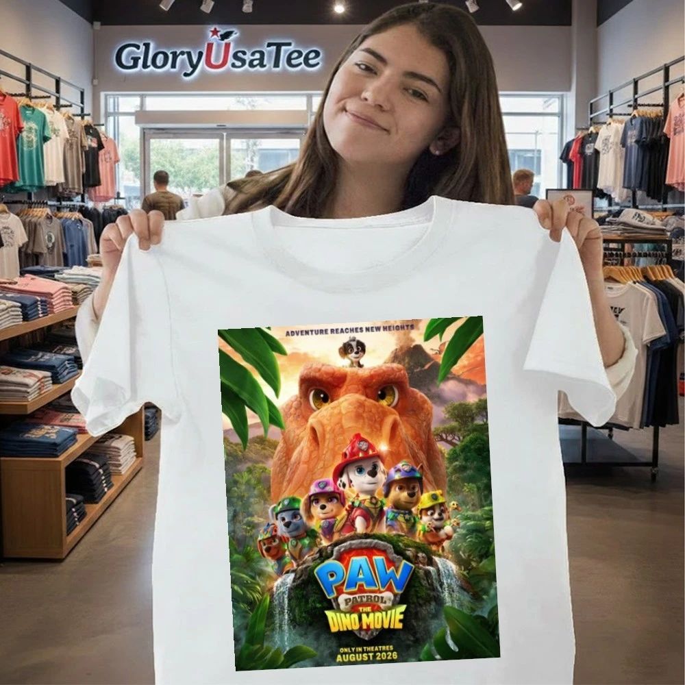 PAW Patrol The Dino Movie 2026 In Theaters August 14 2026 Poster Shirt
