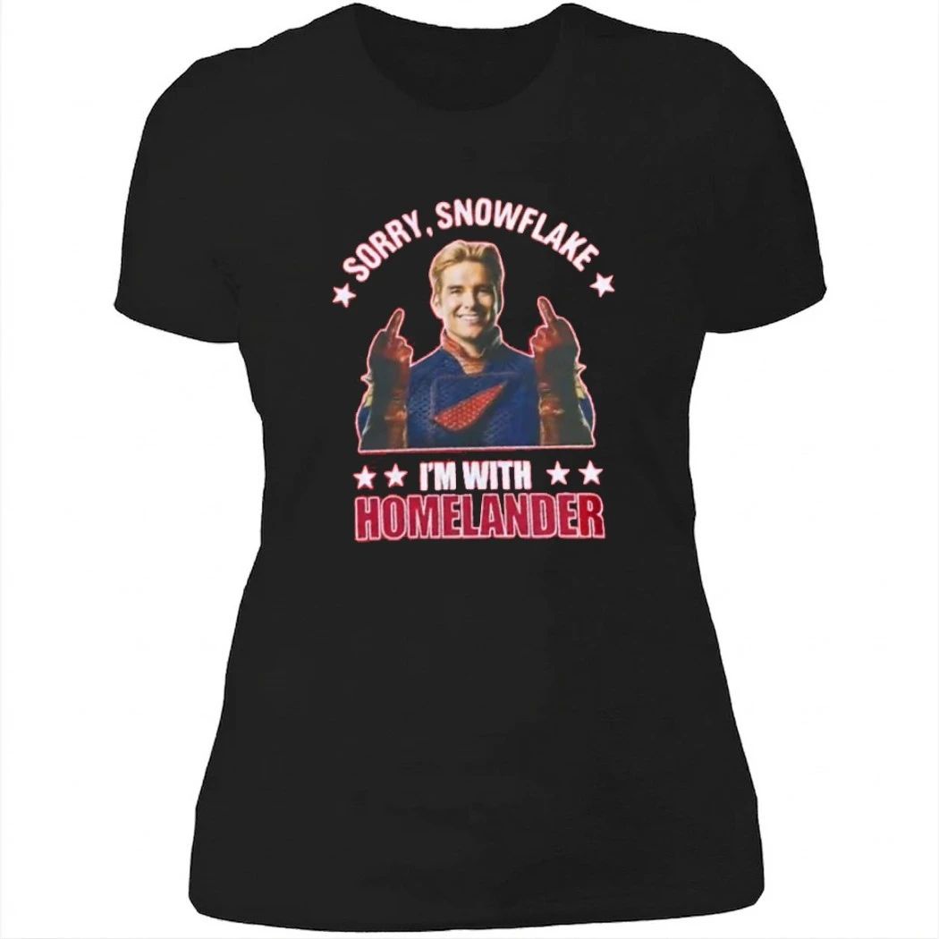 The Boys Season 5 Soldier Boy Sorry Snowflake I’m With Homelander Shirt