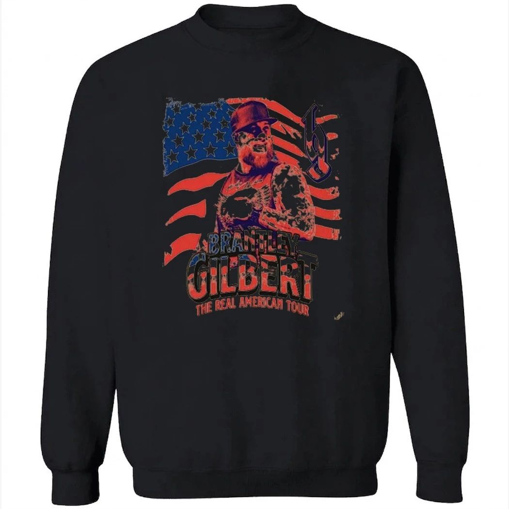 Brantley Gilbert The Real American Tour 2026 Shirt