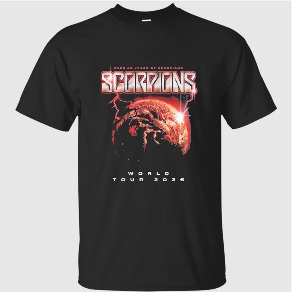 Scorpions Coming Home World Tour 2026 Merch Over 60 Years Of Scorpions Shirt