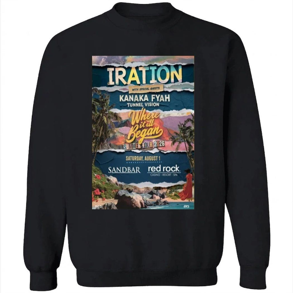 Iration Aug 1 2026 in Red Rock Casino Resort & Spa, Las Vegas, NV Concert Poster Shirt