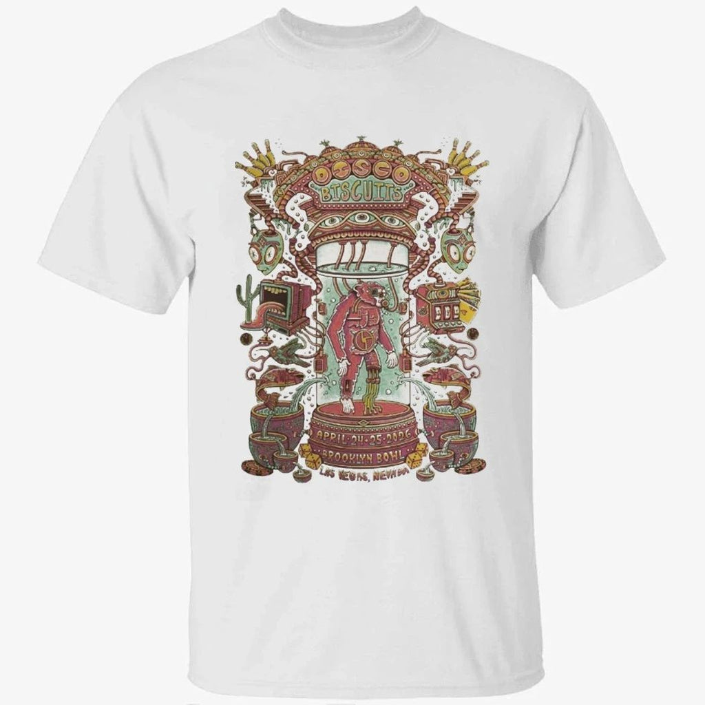 The Disco Biscuits Exclusive Pop Up Shop For Las Vegas 2026 At Brooklyn Bowl On April 24th And 25th Shirt