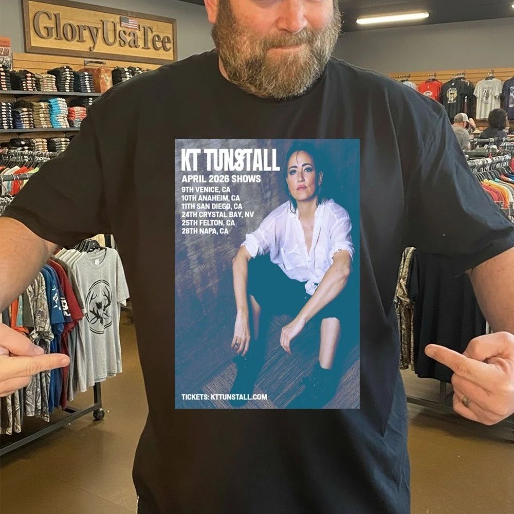 KT Tunstall April 2026 Shows Poster Shirt