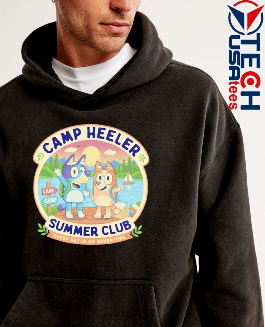 Camp Heeler Summer Club every day is an adventure shirt