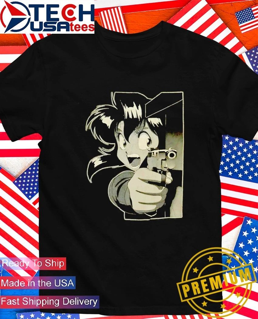Rally Vincent Fashion Victim Gunsmith Cats 1990s shirt