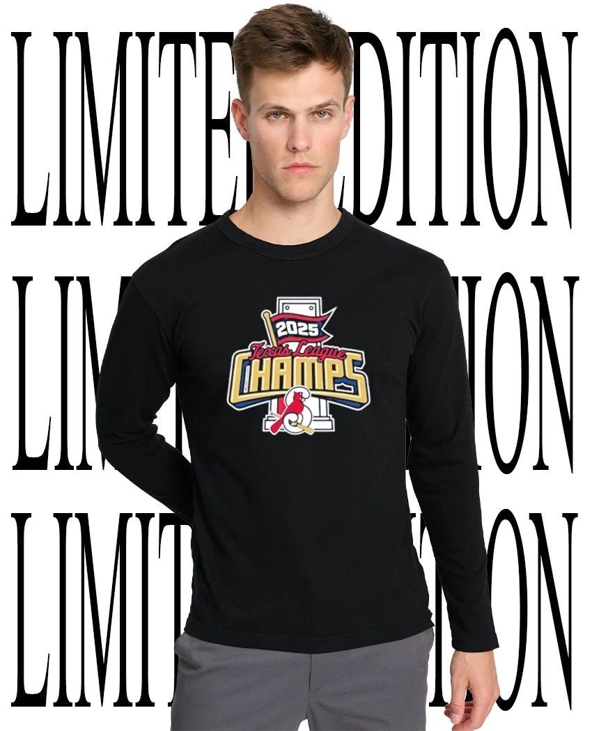 Springfield Cardinals 2025 Texas League Champions logo shirt