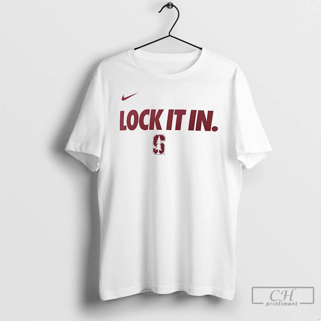 Classic Stanford Cardinal Lock It In Logo