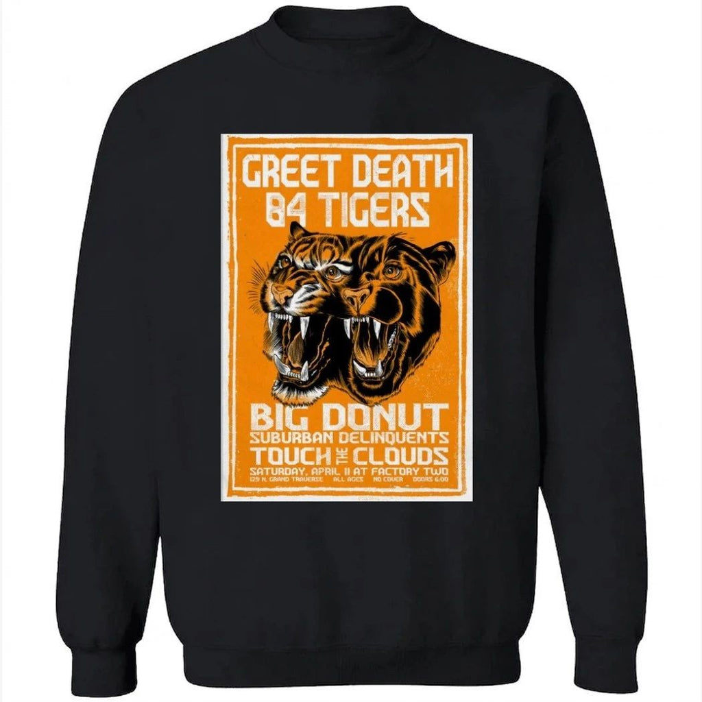 Greet Death And 84 Tigers April 11 2026 In Flint MI Shirt