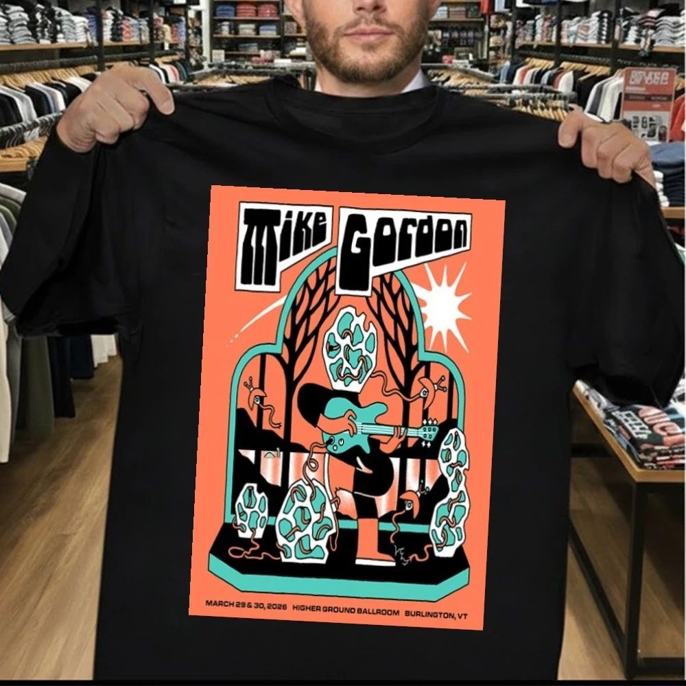 Mike Gordon Mar 29-30 2026 Higher Ground Music Hall South Burlington VT Tour Poster Shirt