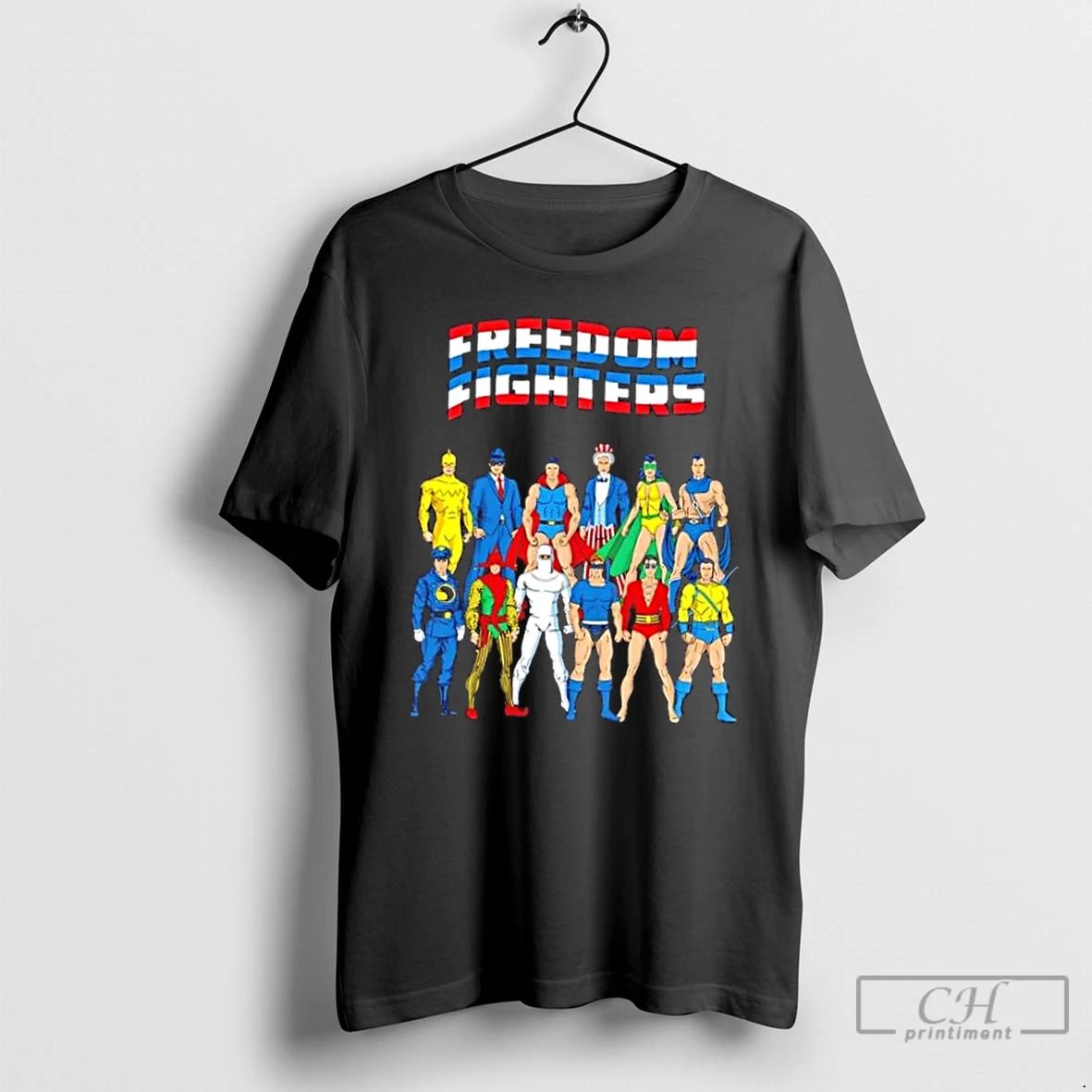 Classic Freedom Fighters 1985 Cartoon Vintage T Shirts