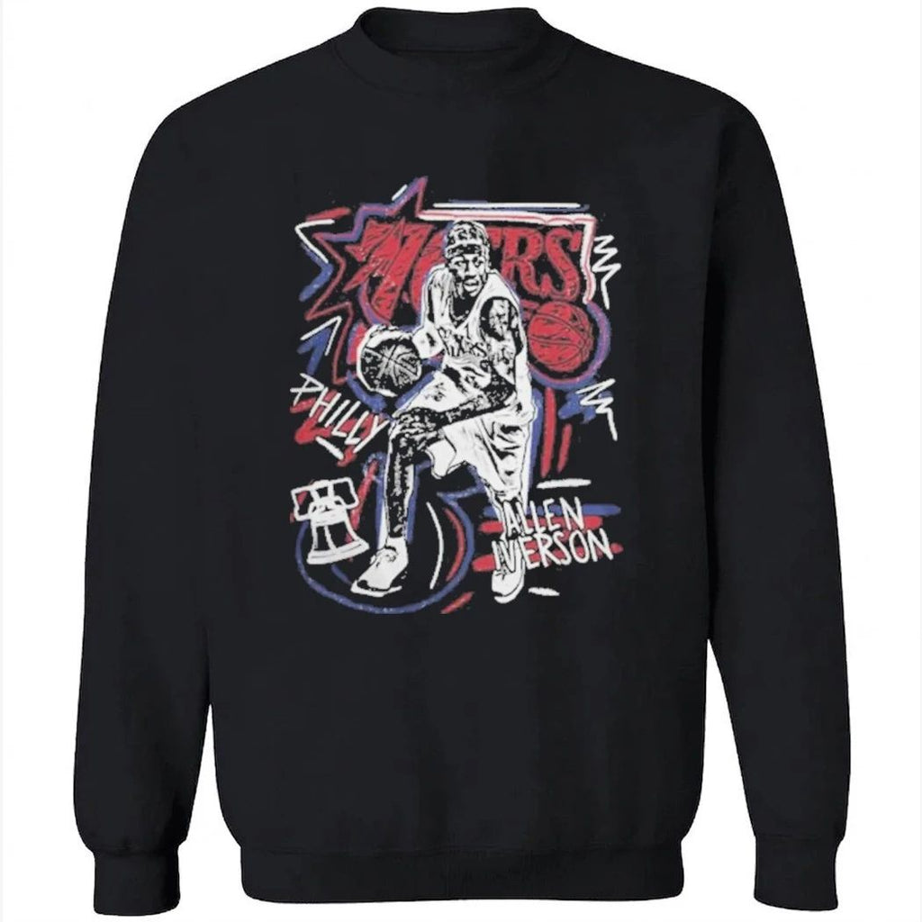 Philadelphia 76ers Allen Iverson Mitchell & Ness Chalked Up Shirt