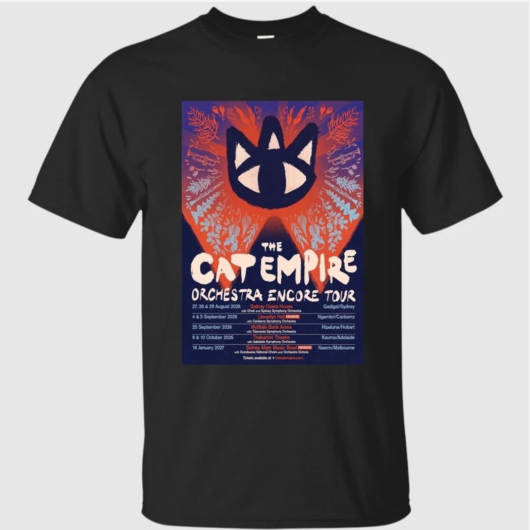 the Catempire Orchestra Encore Tour 2026 Poster Shirt