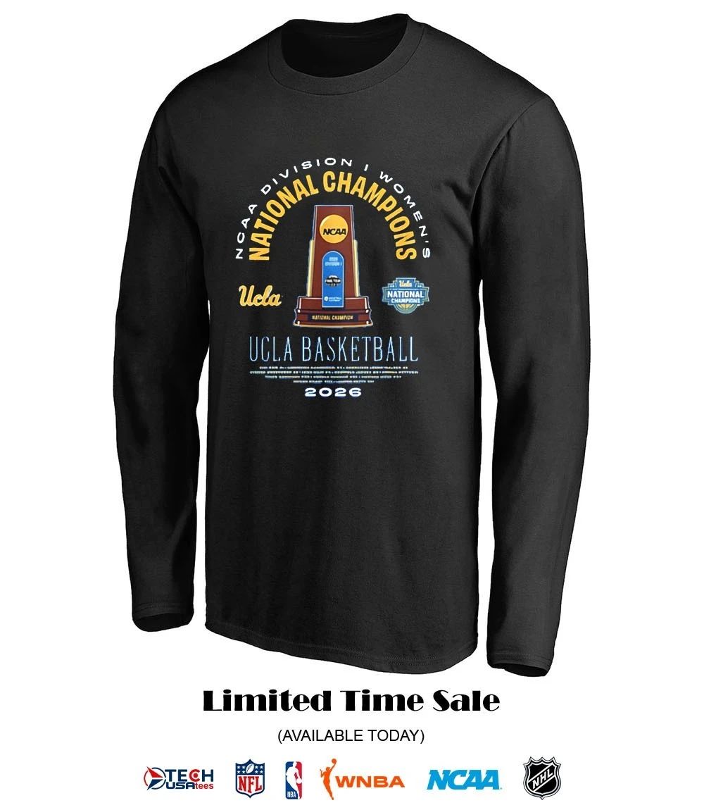 UCLA Bruins 2026 NCAA Division I Women’s Basketball Champions Trophy shirt