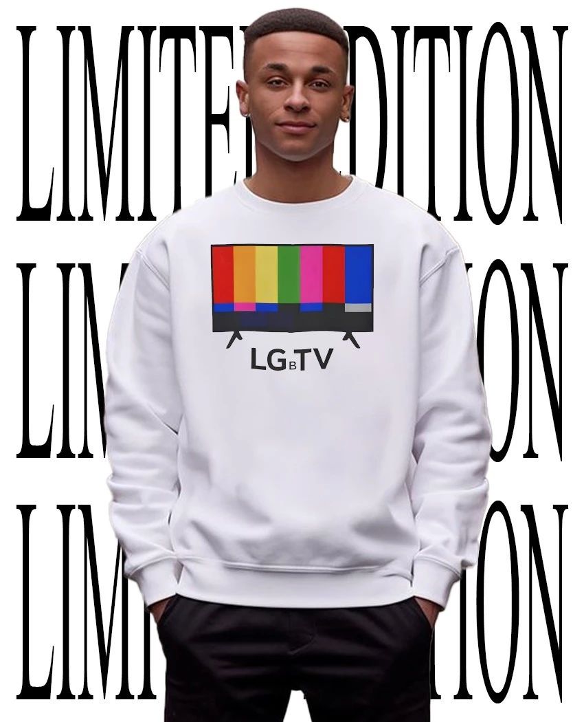 LGBT TV color bars retro tee