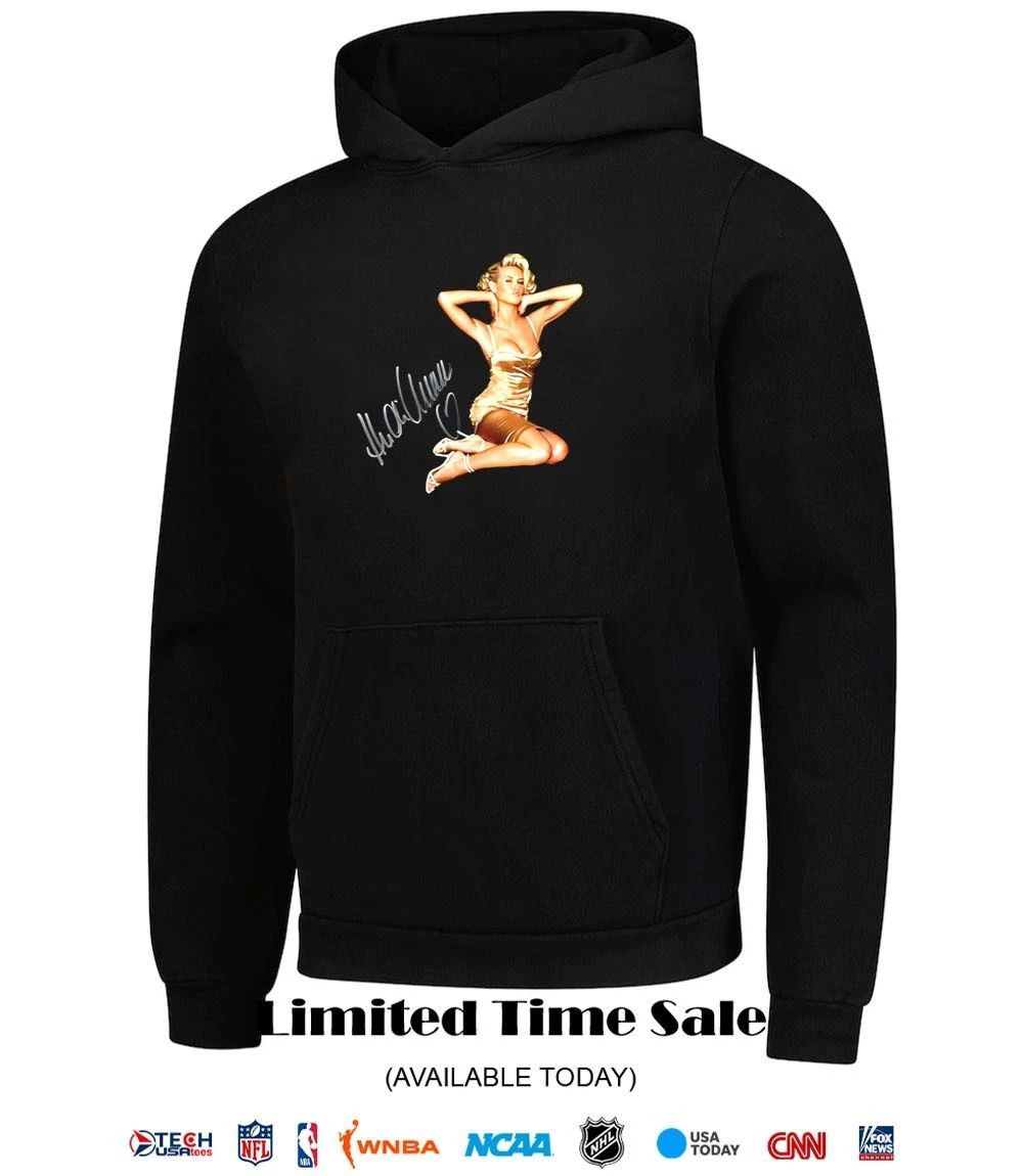 Heidi Klum Young Sexy Gold Dress shirt