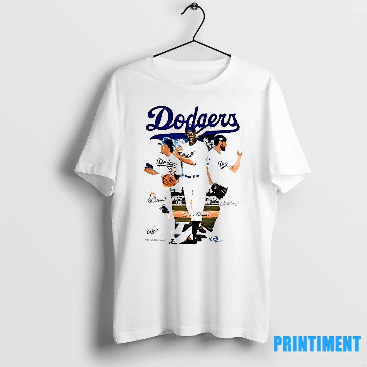 Best Los Angeles Dodgers Think Blue Signatures Tshirts Sweater