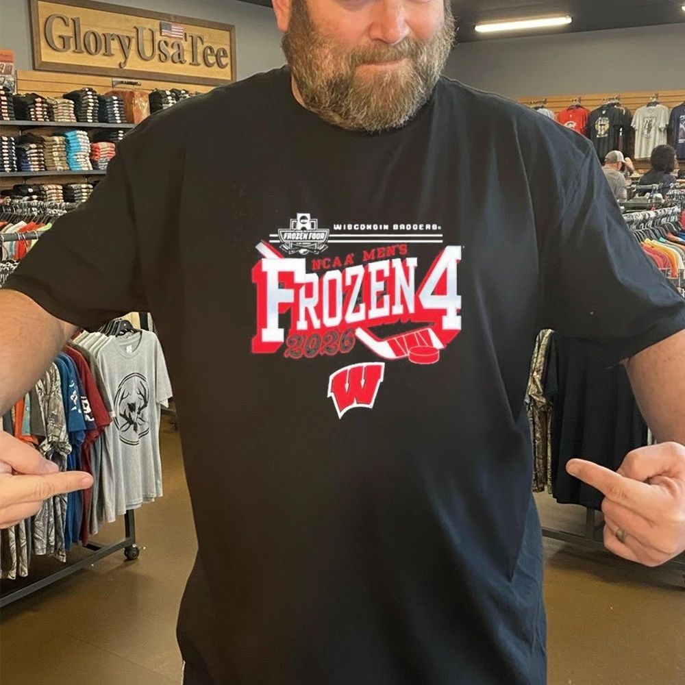 Wisconsin Badgers 2026 Men’s Ice Hockey Frozen Four Shirt