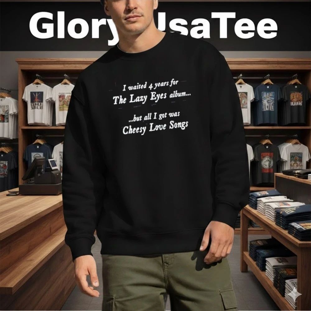 The Lazy Eyes Joke Black Shirt