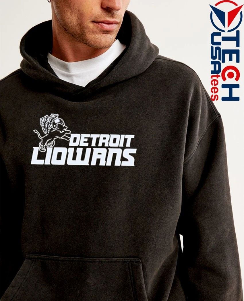 Detroit Liowans logo shirt