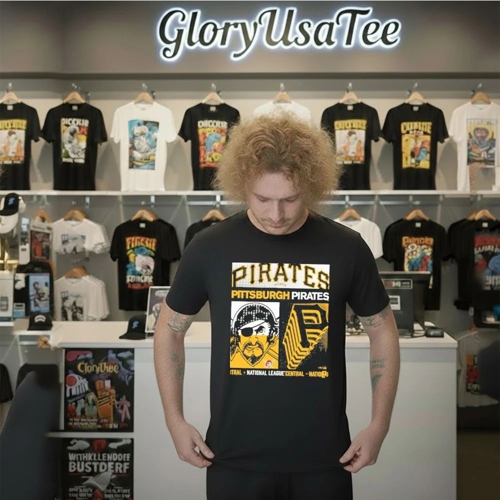 Pittsburgh Pirates Profile Big & Tall Two-Sided Graphic T-Shirt