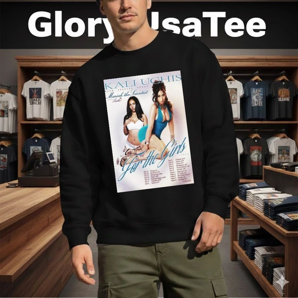 Kali Uchis announces the For The Girls tour with Mariah the Scientist and Laila Tour 2026 Poster Shirt