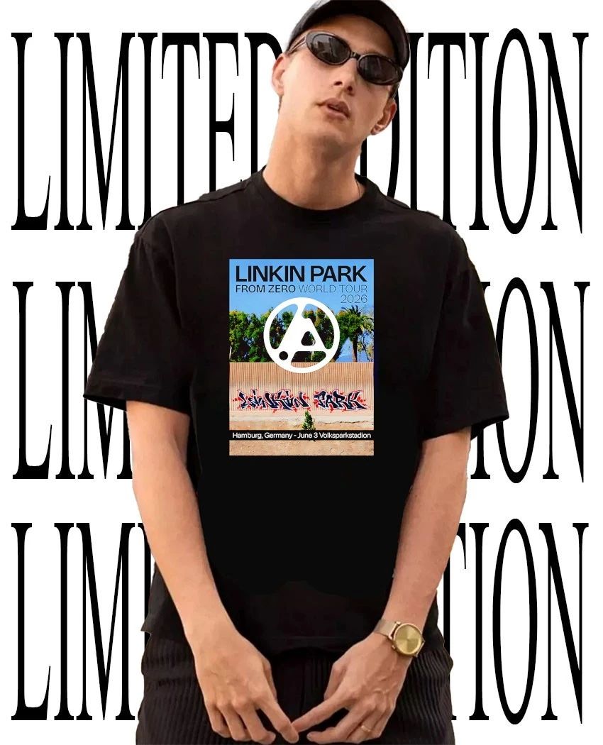 Linkin Park From Zero World Tour 2026 Hamburg Graffiti shirt