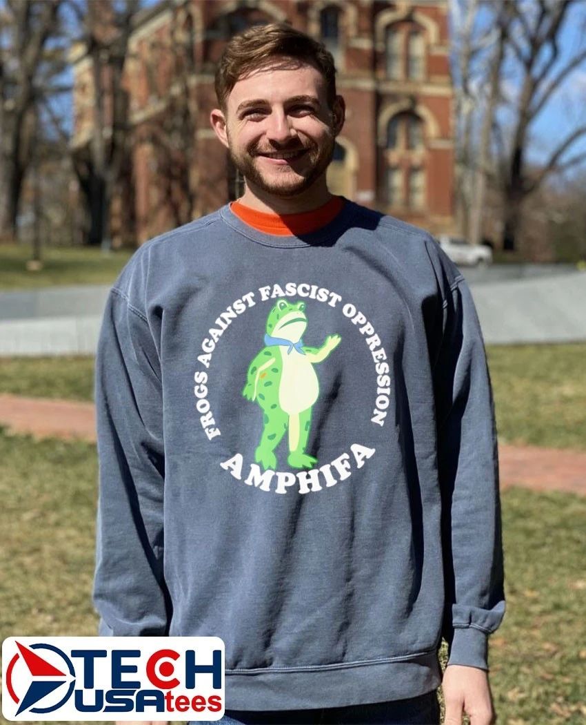 Frogs against fascism oppression amphifa shirt