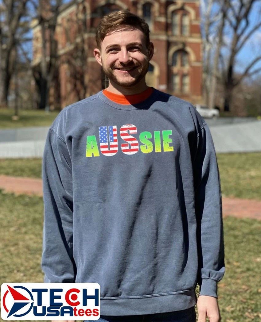 Australia United States Aussie flag shirt