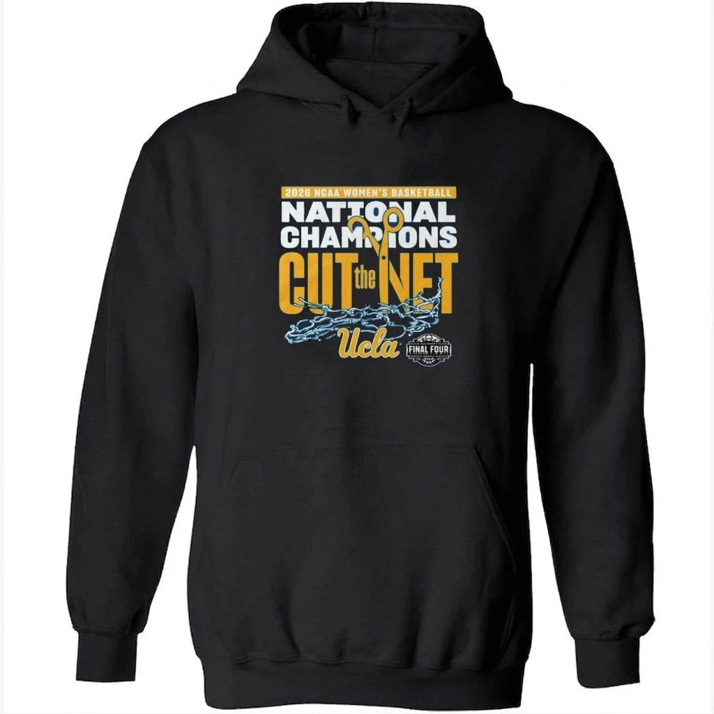 UCLA Bruins 2026 NCAA Women’s Basketball National Champions Cut The Net Final Four Shirt