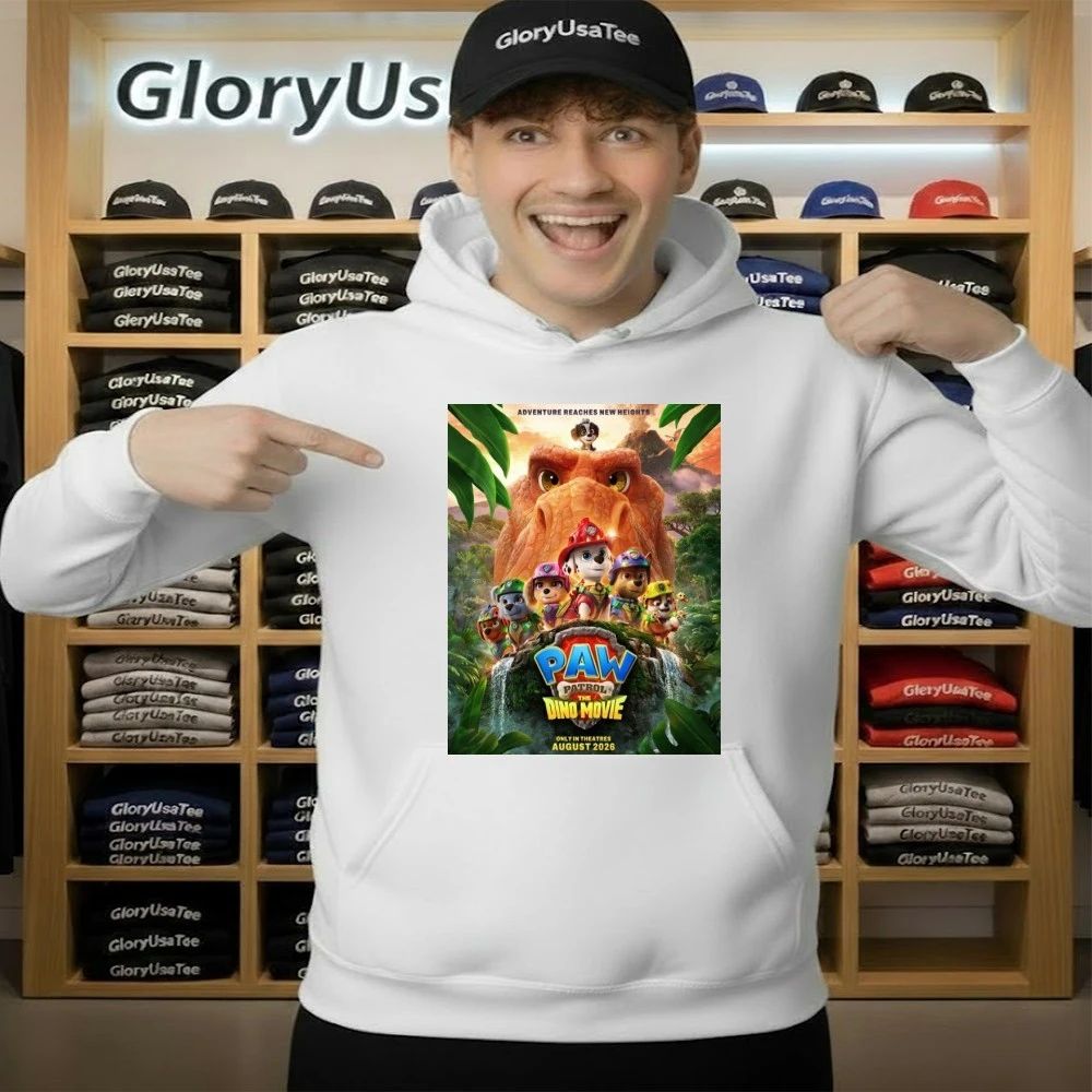 PAW Patrol The Dino Movie 2026 In Theaters August 14 2026 Poster Shirt