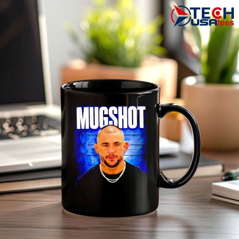 Mugshot Dustin Poirier portrait shirt