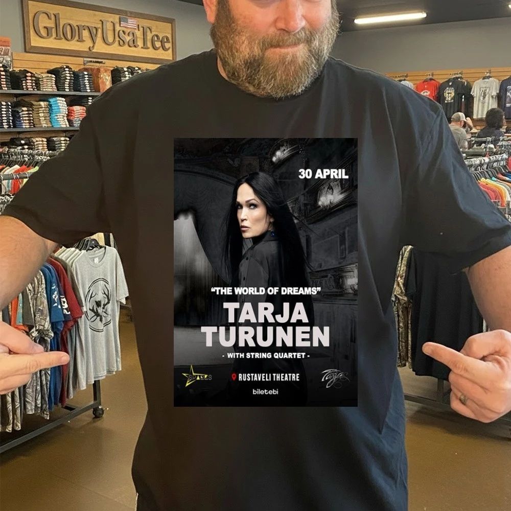 Tarja Turunen April 30 2026 Living the Dream Together Tour Poster Shirt