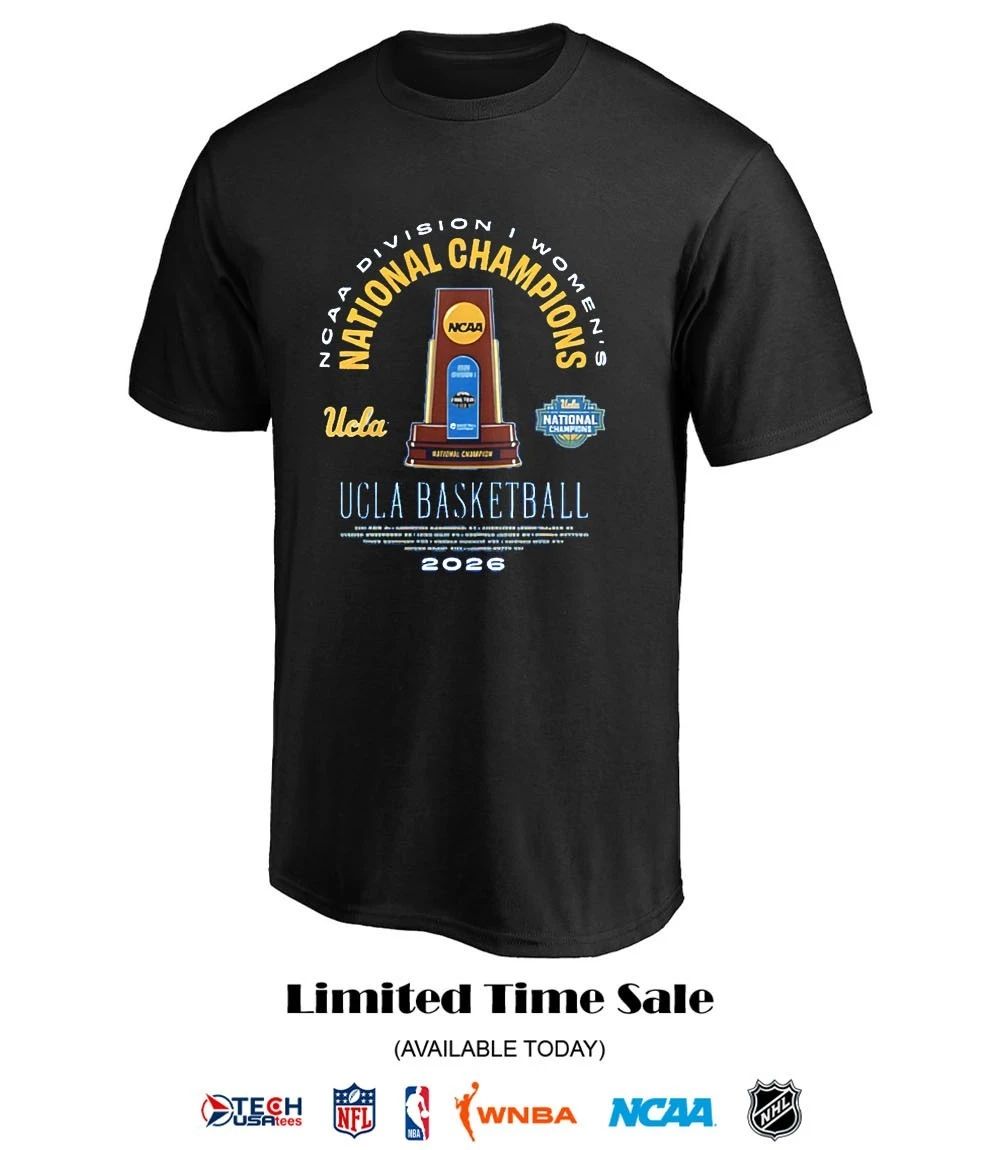 UCLA Bruins 2026 NCAA Division I Women’s Basketball Champions Trophy shirt