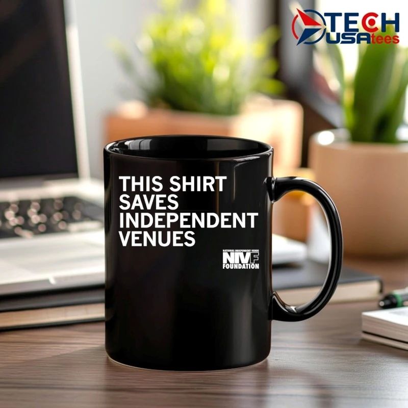 This shirt saves independent venues NIVF shirt