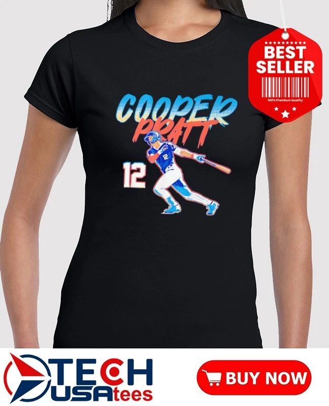 Cooper Pratt No. 12 Milwaukee Brewers Baseball slugger swing shirt