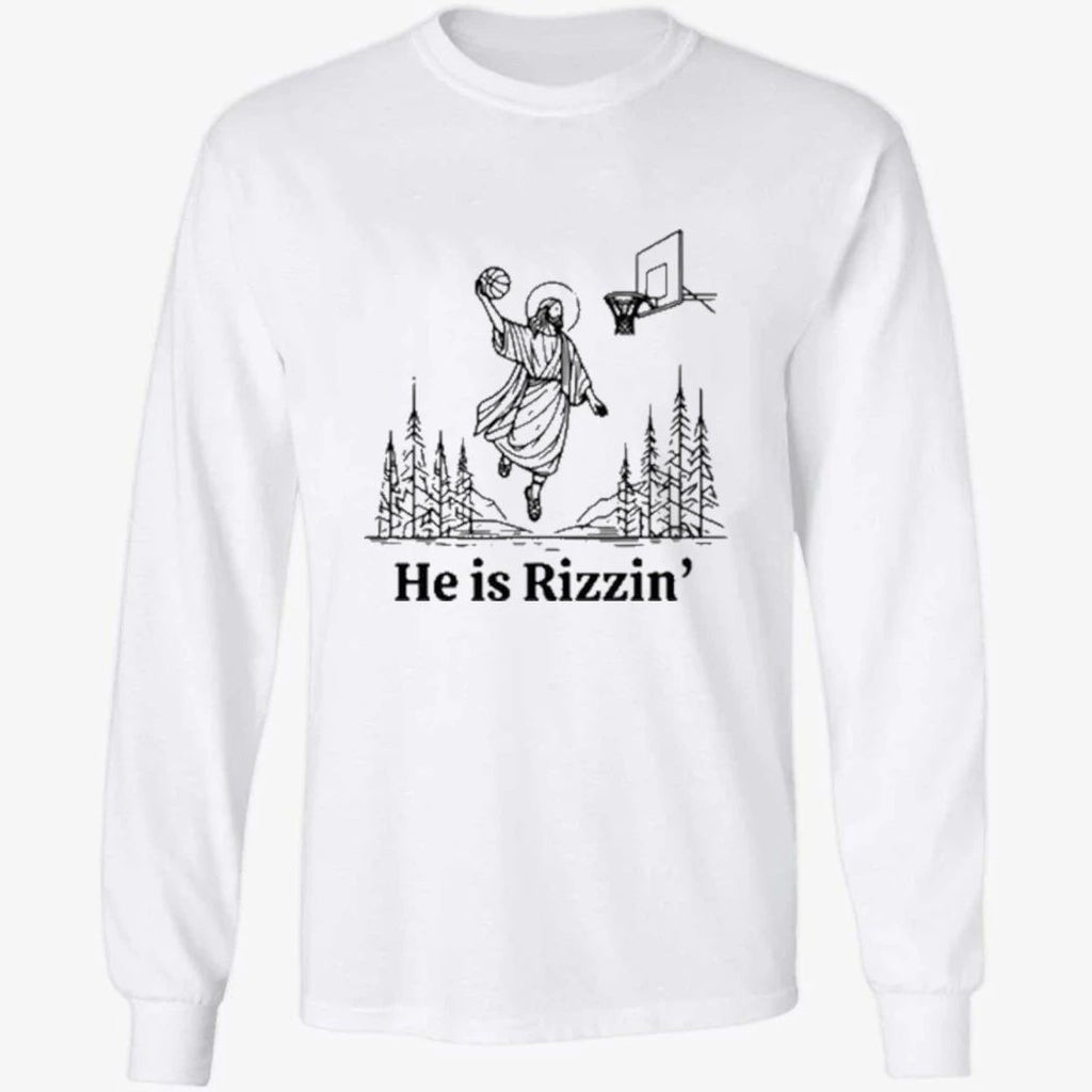 He is Rizzin’ Christian Easter Shirt