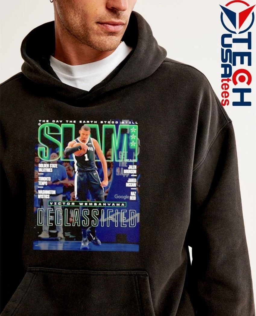 Slam San Antonio Spurs Victor Wembanyama Declassified The Day The Earth Stood Still shirt