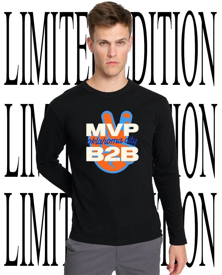 MVP B2B Shai Gilgeous-Alexander Oklahoma City Thunder peace hand shirt