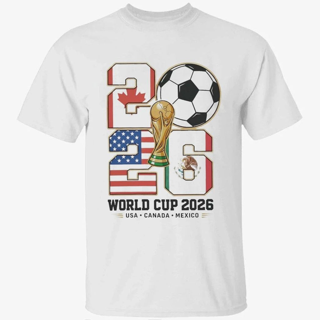 USA Canada Mexico Host Nations 2026 World Cup Soccer T-Shirt