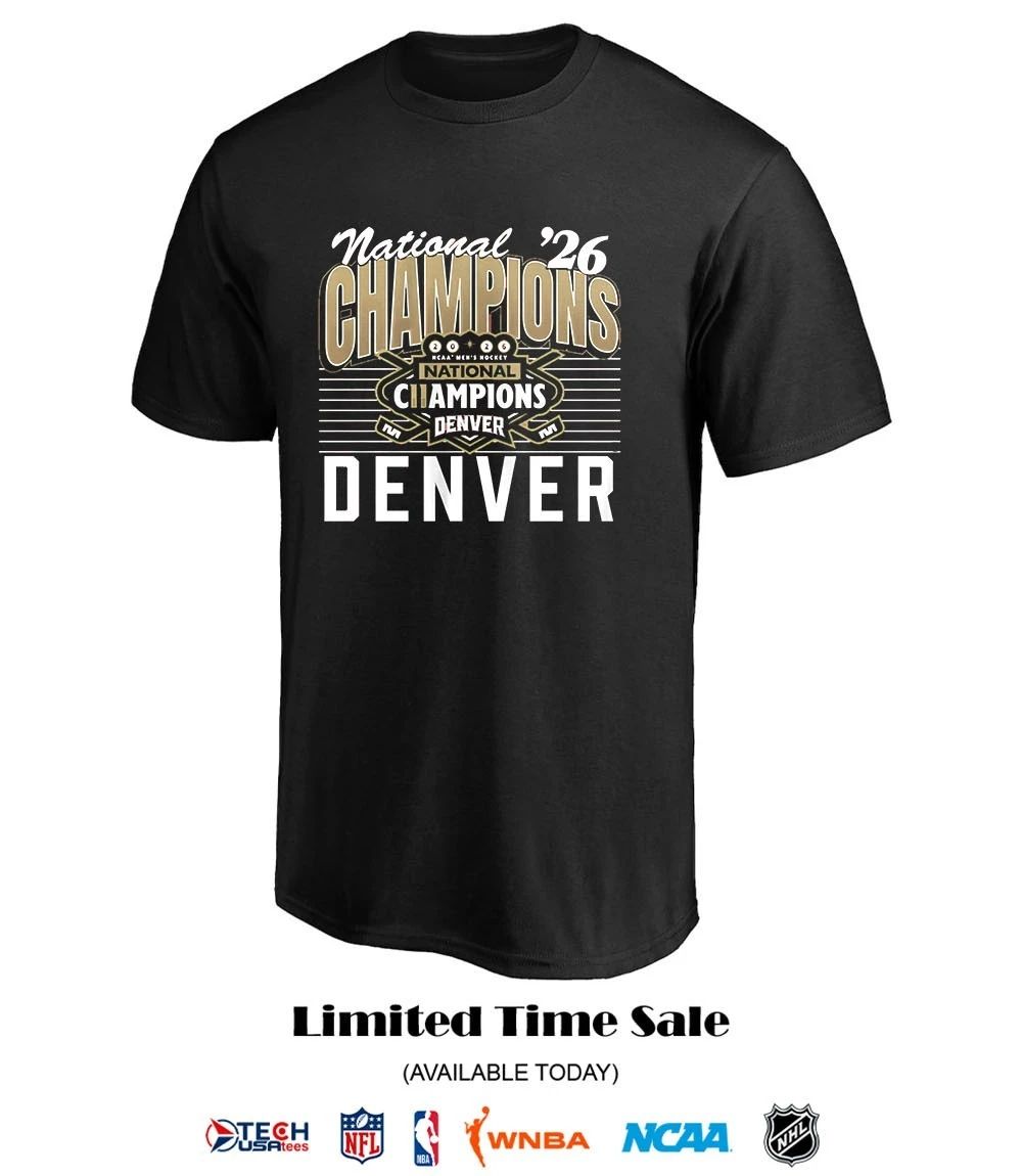 Denver Pioneers Men’s Hockey 2026 National Champions shirt