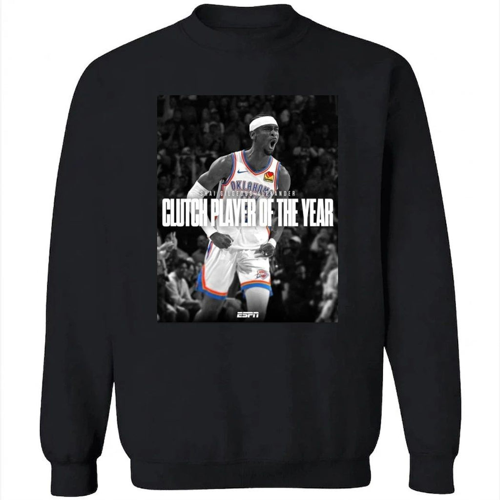 Shai Gilgeous Alexander SGA Clutch Player Of The Year 2026 Shirt