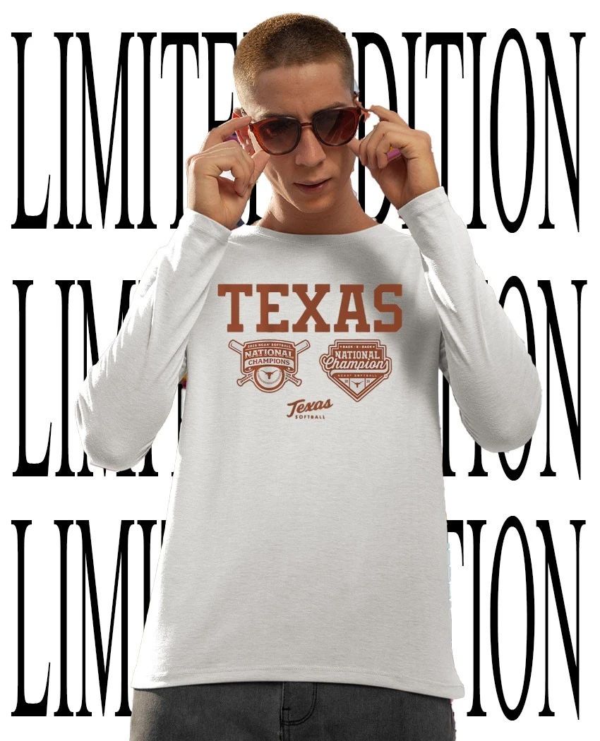 Texas Longhorns Softball Back-To-Back 2026 National Champions logo shirt
