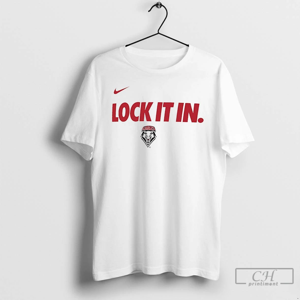 Classic New Mexico Lobos Lock It In Logo