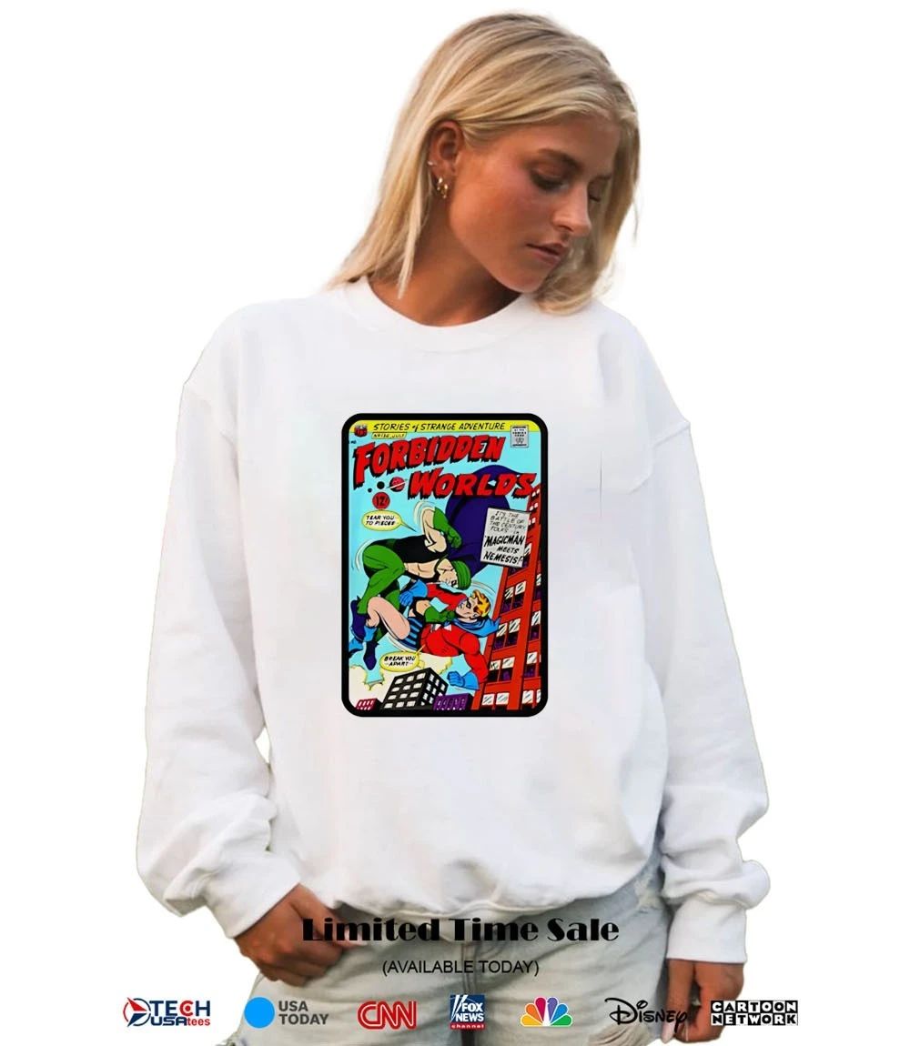Forbidden Worlds 1960’s comic shirt